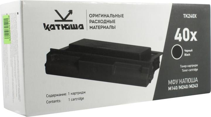 Картридж Катюша TK240X Black  для Катюша M140/M240/M243