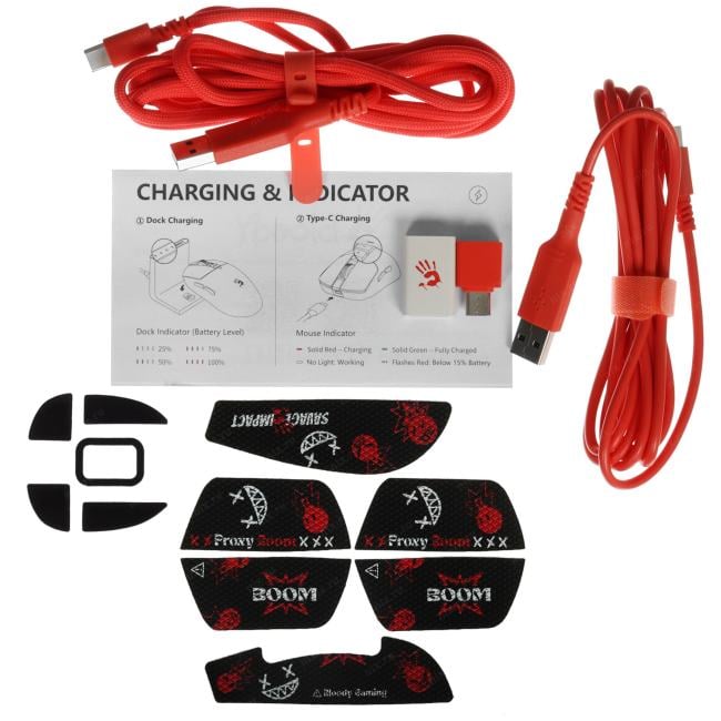 Мышь A4Tech Bloody R72 Ultra Duo Proxy Boom бежевый оптическая 20000dpi беспров. USB/USB-C 6but  (R72 ULTRA DUO)