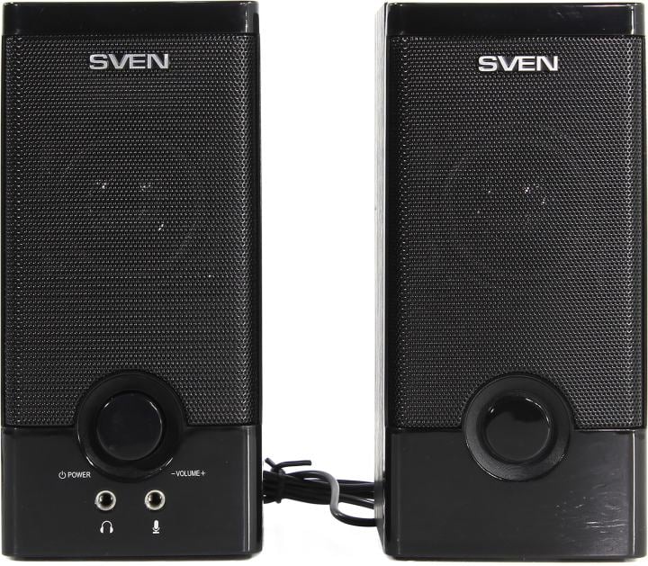 Колонки SVEN SPS-603 Black (2x3W, дерево, питание  от  USB)