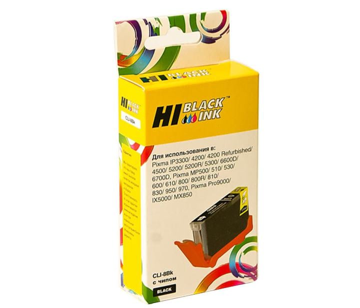 Картридж струйный Hi-Black CLI-8BK для Canon PIXMA iP4200/iP6600D/MP500 black