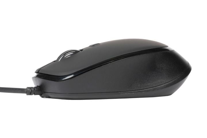 Мышь Filum FL-M10-BK, оптическая, USB, 4 кл., DPI 800-2400, черная