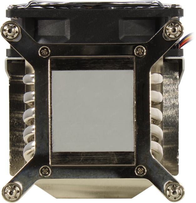 Exegate EX293433RUS Кулер ExeGate ESNK-P0050AP4.PWM.4U.2011.Cu (Al+Cu, 4U, 5 тепл. трубок, LGA2011/2066, TDP 165W, Fan 80mm, PWM, 1900-3800RPM, 2 ball bearing, 4pin, 44db, 650г, на винтах, с термопаст