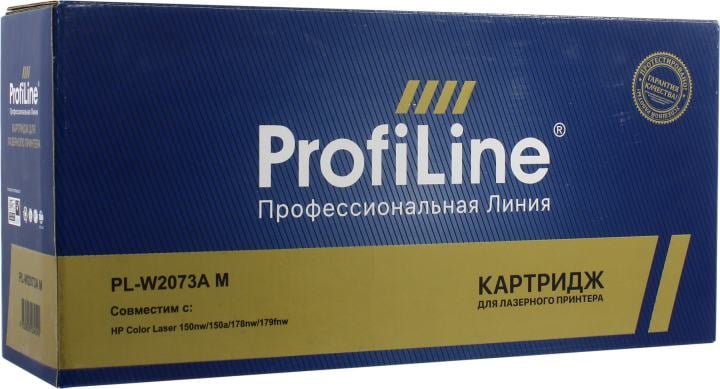 Картридж ProfiLine PL-W2073A, для HP Color Laser, magenta, 700 страниц