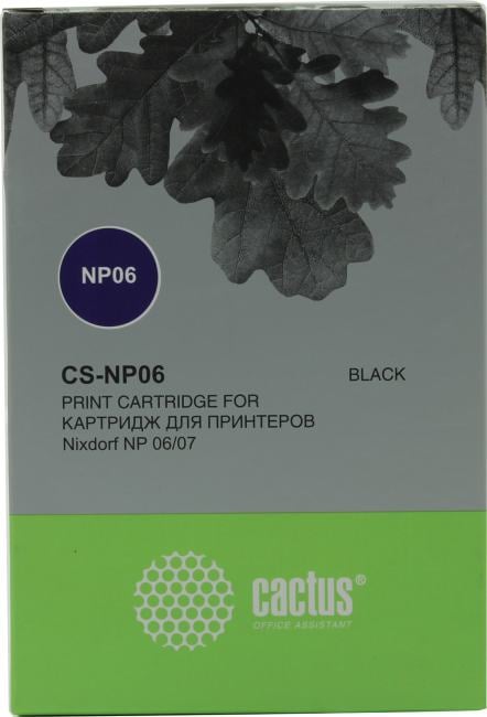 Картридж Cactus CS-NP06 Black для Nixdorf  NP  06/07