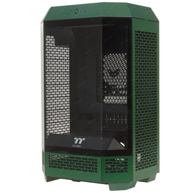CA-1Y4-00SCWN-00 Корпус Thermaltake The Tower 300 Racing Green зеленый без БП miniITX 7x120mm 5x140mm 2xUSB3.0  audio  bo