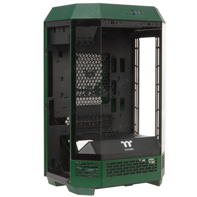 CA-1Y4-00SCWN-00 Корпус Thermaltake The Tower 300 Racing Green зеленый без БП miniITX 7x120mm 5x140mm 2xUSB3.0  audio  bo