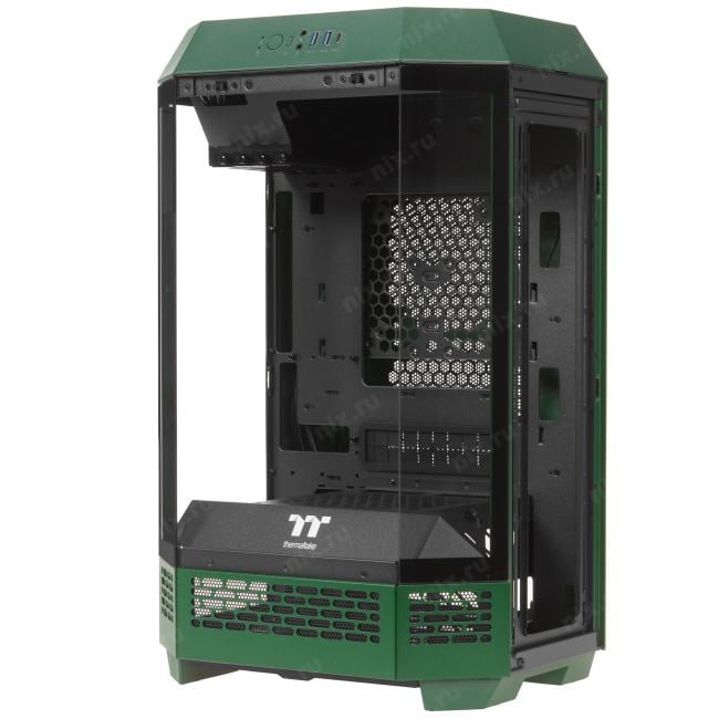 CA-1Y4-00SCWN-00 Корпус Thermaltake The Tower 300 Racing Green зеленый без БП miniITX 7x120mm 5x140mm 2xUSB3.0  audio  bo