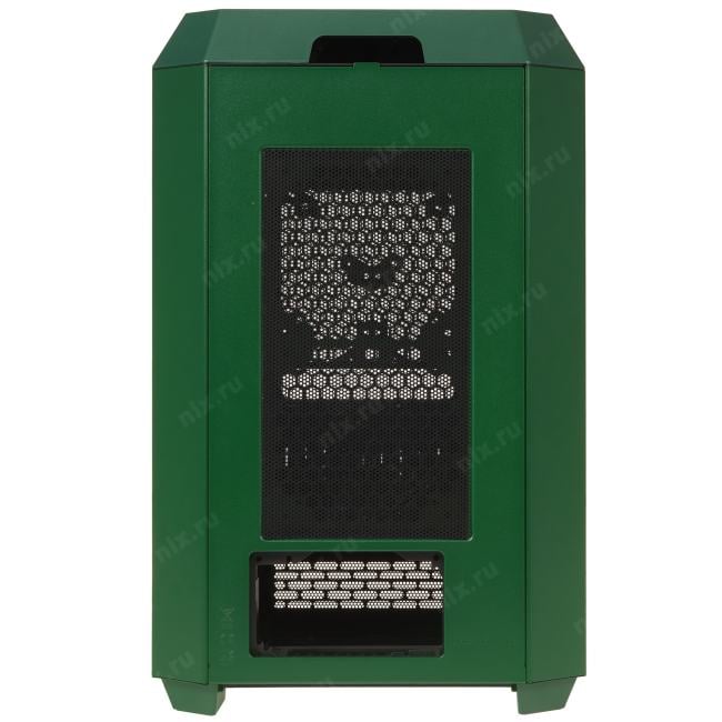 CA-1Y4-00SCWN-00 Корпус Thermaltake The Tower 300 Racing Green зеленый без БП miniITX 7x120mm 5x140mm 2xUSB3.0  audio  bo