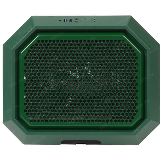CA-1Y4-00SCWN-00 Корпус Thermaltake The Tower 300 Racing Green зеленый без БП miniITX 7x120mm 5x140mm 2xUSB3.0  audio  bo