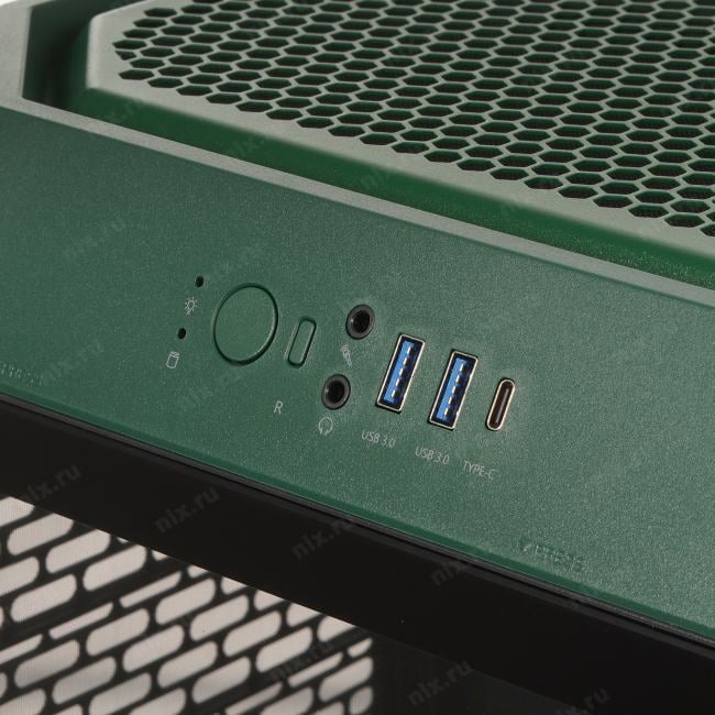 CA-1Y4-00SCWN-00 Корпус Thermaltake The Tower 300 Racing Green зеленый без БП miniITX 7x120mm 5x140mm 2xUSB3.0  audio  bo