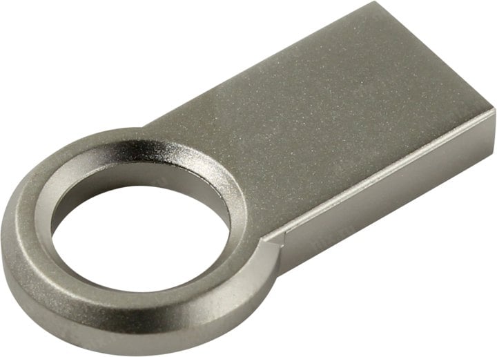 USB-флешка QUMO QM64GUD3-Ring, Ring, 64GB, USB 3.0, металлик
