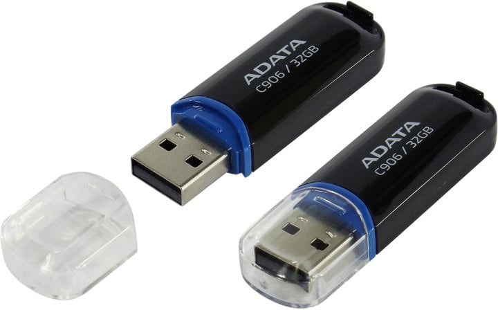 ADATA Classic C906 <AC906-32G-RBK>  USB2.0  Flash  Drive 32Gb