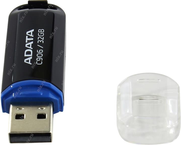 ADATA Classic C906 <AC906-32G-RBK>  USB2.0  Flash  Drive 32Gb