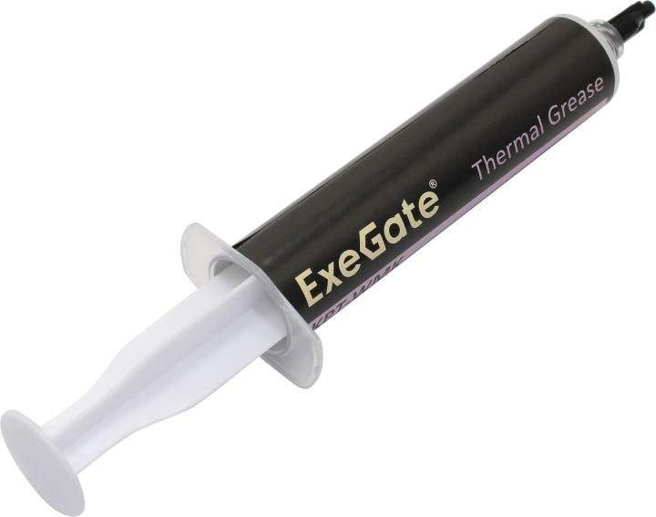 Exegate EX293380RUS Термопаста ExeGate KPT-WMK (0,8 Вт/(м•К), 20г, шприц с лопаткой)