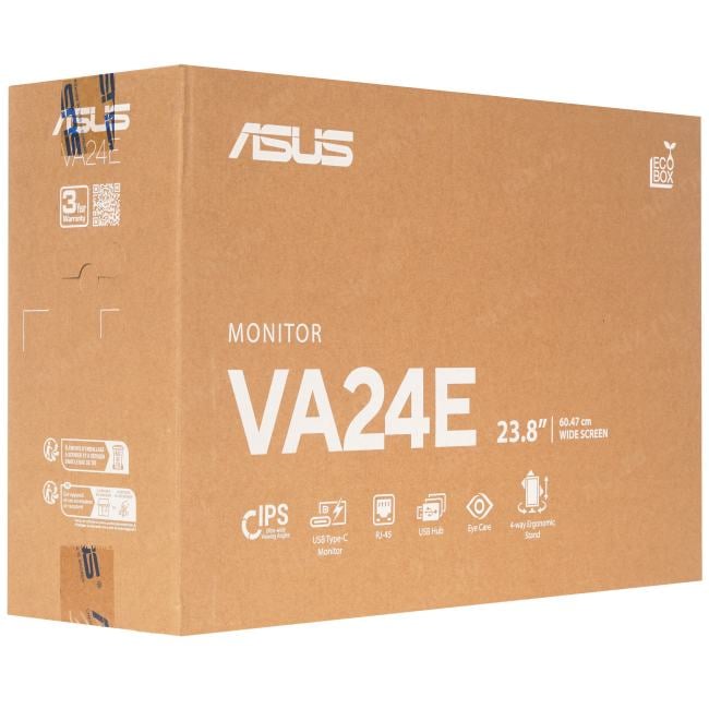 VA24ECPSN ASUS 23.8" VA24ECPSN Docking Monitor, IPS LED, 1920x1080, 5ms, 300cd/m2, 178°/178°, 100M:1,  RJ45, HDMI, DP