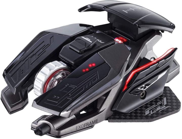 MR05DCINBL001-0 Mad Catz R.A.T. PRO X3 Игровая мышь чёрная (PMW3389, Omron, USB, 10 кнопок, 16000  dpi, RGB подсветка