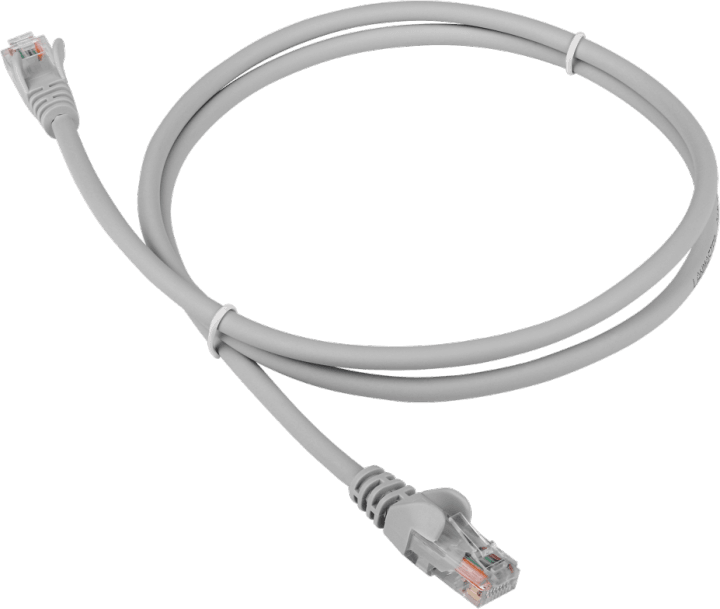 Патч-корд LANMASTER - LAN-PC45, UTP, кат. 6, 2 x RJ-45, RJ-45 - RJ-45, LSZH, серый, 3 м, LAN-PC45/U6-3.0-GY