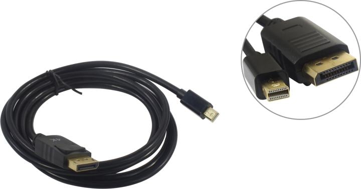 Cablexpert <CCP-mDP2-6> Кабель  miniDP(M)  ->  DisplayPort(M) 1.8м