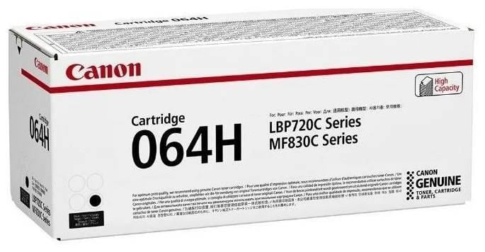 Картридж лазерный Canon CRG 064 H BK для i-sensys MF832Cdw, черный, 1500 стр.
