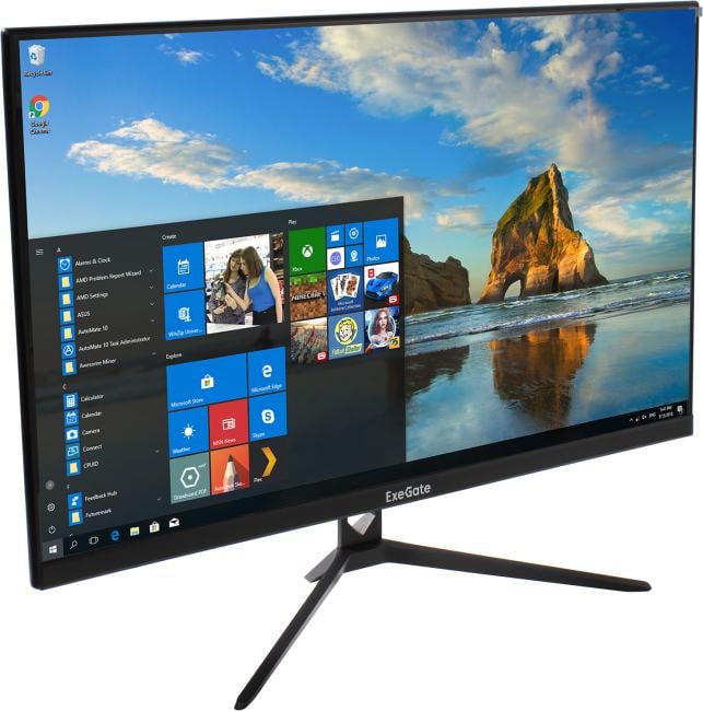 LCD ExeGate 27" EZ2707A ProSmart {IPS 1920x1080 75Hz 5ms 280cd 3000:1 178/178 D-Sub HDMI1.4 Speakers VESA} [EX296348RUS]