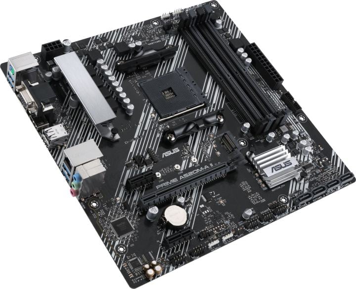 ASUS PRIME A520M-A II/CSM (RTL) AM4 <AMD A520> PCI-E Dsub+HDMI+DP GbLAN SATA  MicroATX  4DDR4