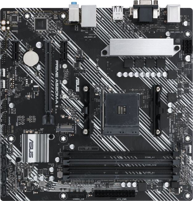 ASUS PRIME A520M-A II/CSM (RTL) AM4 <AMD A520> PCI-E Dsub+HDMI+DP GbLAN SATA  MicroATX  4DDR4