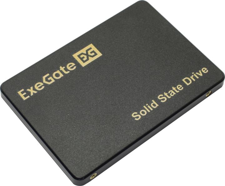 Диск SSD Exegate - NextPro Series, для ноутбука, 2.5", 120 ГБ, SATA, 6 Гб/с, speed write-480МБ/с read-550МБ/с, TLC, SM2258XT, EX276536RUS