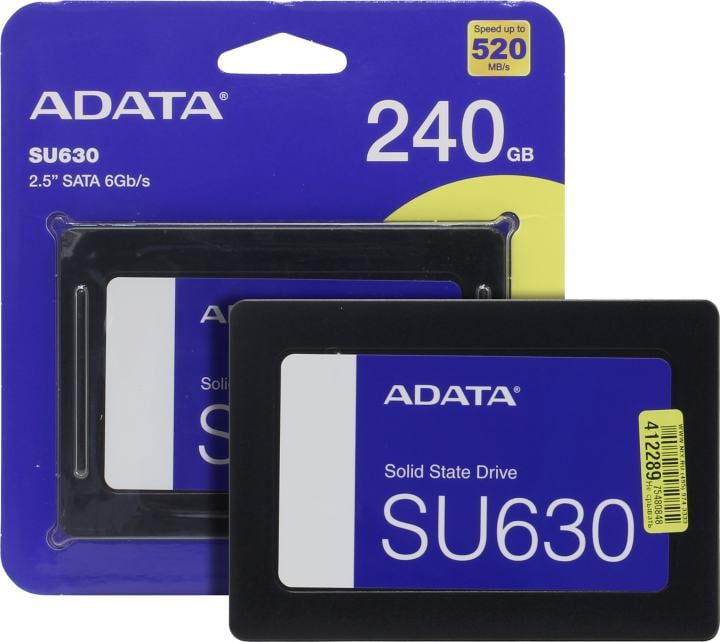 SSD 240 Gb SATA 6Gb/s ADATA Ultimate SU630 <ASU630SS-240GQ-R>  2.5" 3D QLC