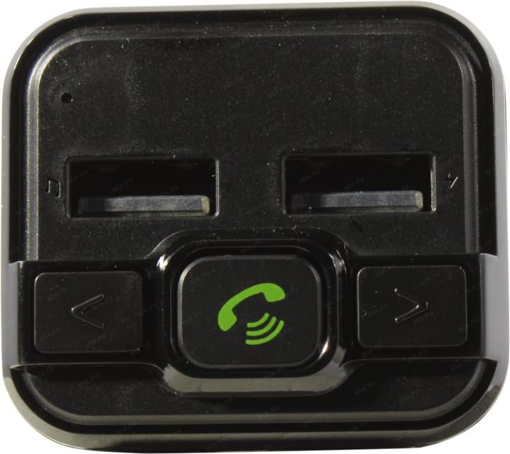 Автомобильный FM-модулятор Ritmix FMT-A880 черный MicroSD BT USB (80001662)