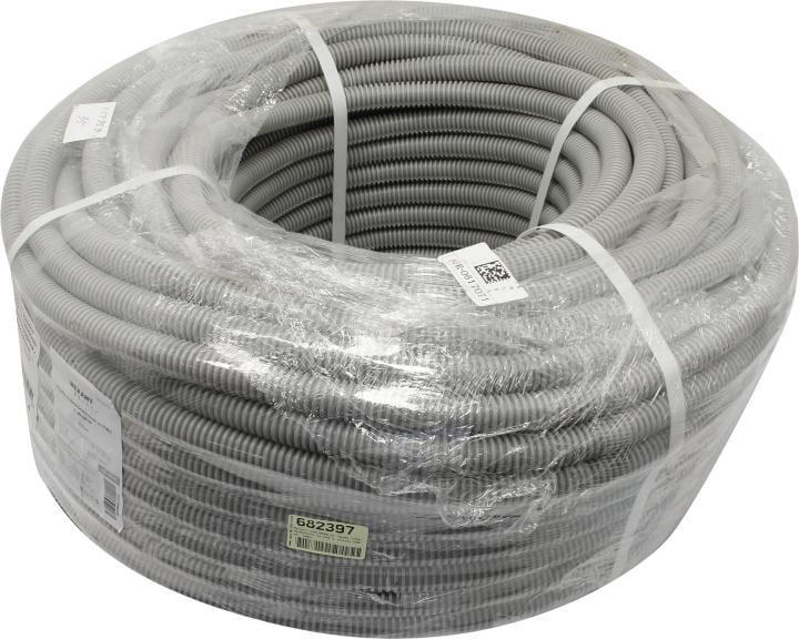 REXANT 28-0020-2 труба гофрир.ПВХ с зондом d-20 мм (бухта 100 м/уп.)