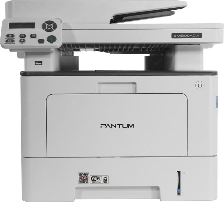 Pantum BM5100ADW (A4, 40 стр/мин, 512Mb, LCD, лазерное МФУ, USB2.0, двусторонняя печать, сетевой, WiFi,  DADF,  NFC)