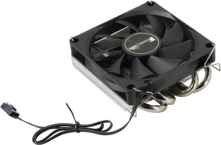 Кулер JONSBO HP - 400S Black LGA1700/ 1200/ 115X/ 775/ AM4 низкопрофильный 36мм (36шт/ кор, TDP 160W, PWM, 90mm Fan, 4 тепловые трубки, 4 - pin) Retail