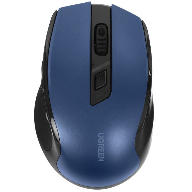 90855 Беспроводная мышь UGREEN MU006 (90855) Ergonomic Wireless Mouse 2.4G 4000DPI Silence Design 2.4  GHz&BT. Цвет: чер