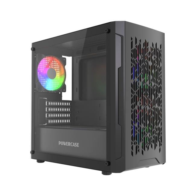 Корпус PowerCase Mistral Micro D3B ARGB V2 CMMDB-A3-V2, mATX, TG, 3×ARGB PWM