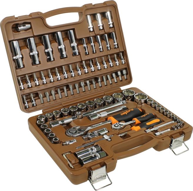 Набор инструментов Ombra OMT94S, 94 предмета, 1/4"+1/2"DR