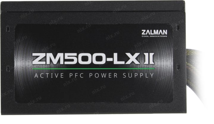 Блок питания Zalman ZM500-LX II  500W ATX (24+2x4+2x6/8пин)