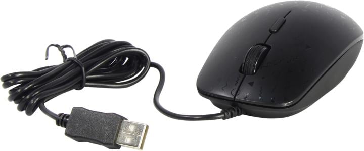 AULA Wired Optical Mouse <AM106>  (RTL) USB 4btn+Roll