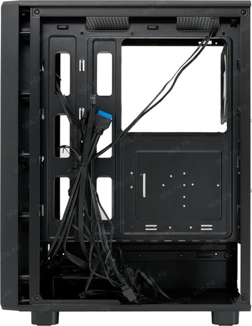 Miditower HSPD M510 <M510-TGBK-ARGB> ATX  без  БП