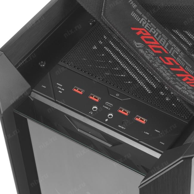 Miditower ASUS ROG STRIX HELIOS <GX601> Black E-ATX  без  БП,  с окном