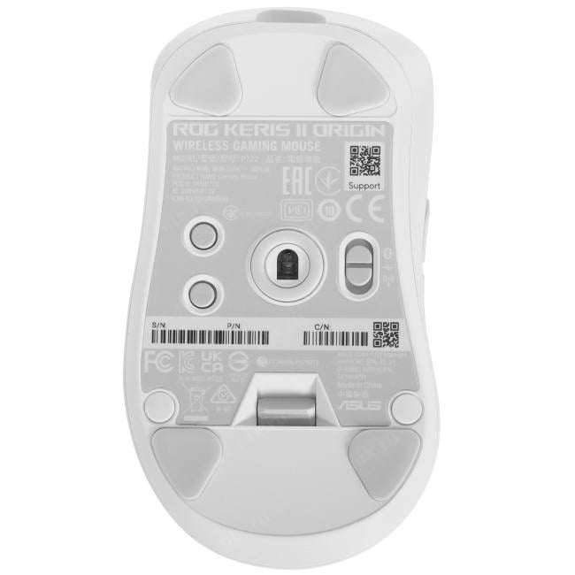 ASUS ROG KERIS II ORIGIN Wireless Mouse P722 (RTL)  USB/BT 5btn+Roll <90MP04A0-BMUA10>