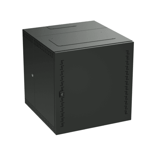 Шкаф настенный 19", 12U DKC R5STI1265MTB (600х600х650) дверь сплошная RAL 9005,  "RAM  telecom"