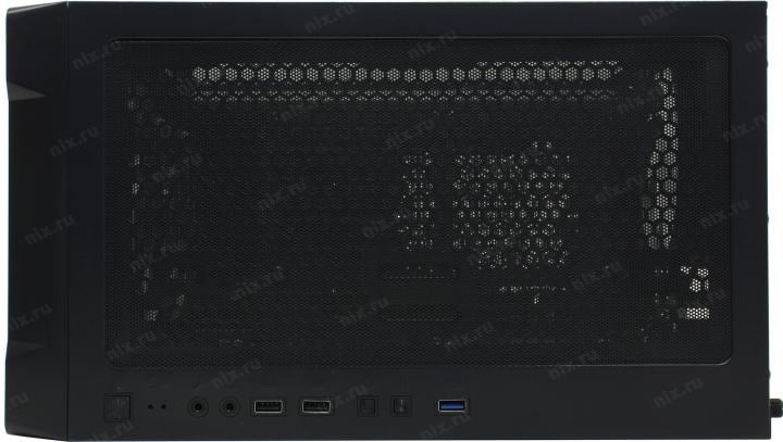 Minitower Powercase Alisio Micro X4B V2 <CAMCXB-A4> Black  MicroATX, без БП