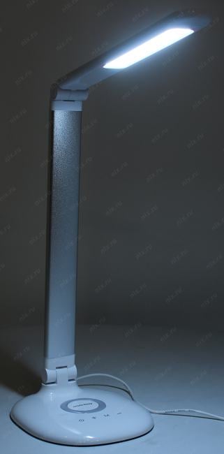 Smartbuy <SBL-DL-10-alu-s> Настольный светильник (500 люмен,  10Вт, 2700-6000K, 100-240В)