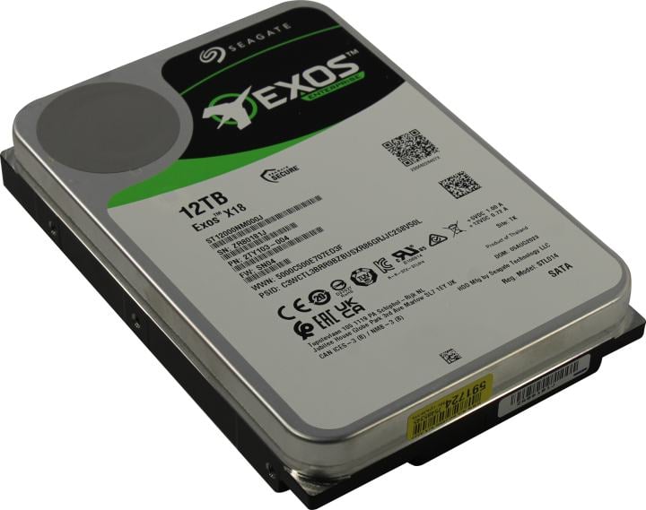 HDD Seagate ST12000NM000J, 12TB, SATA III, 3.5", 7200rpm