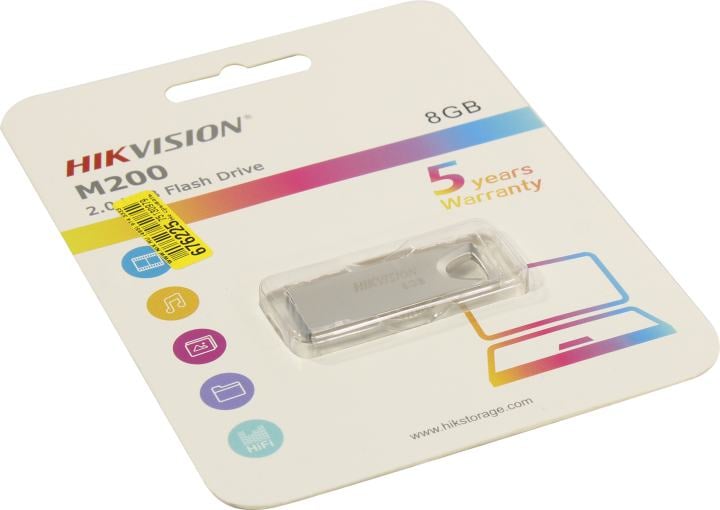 HIKVISION/HIKSEMI M200 <HS-USB-M200/8G> USB2.0 Flash  Drive 8Gb (RTL)