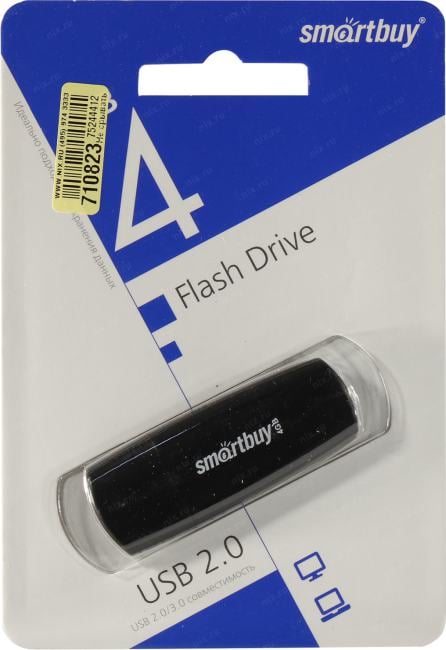 SmartBuy Scout <SB004GB2SCK> USB2.0 Flash  Drive 4Gb (RTL)
