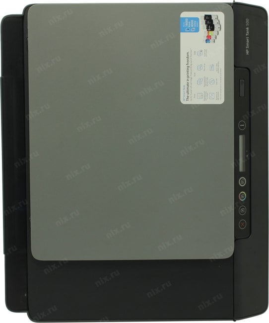 HP Smart Tank 500 AiO <4SR29A> (A4, 11 стр/мин, 256Mb, струйное  МФУ, LCD, USB2.0)