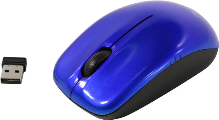Мышь беспроводная Гарнизон GMW-400B, 1200 DPI, радиоканал, USB, синий