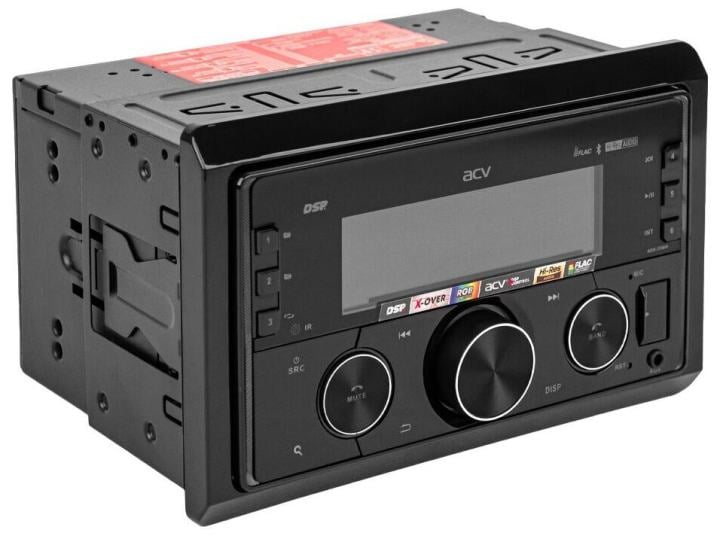 Автомагнитола ACV ADX-211BM, 2 DIN, Bluetooth, USB, 4×50Вт