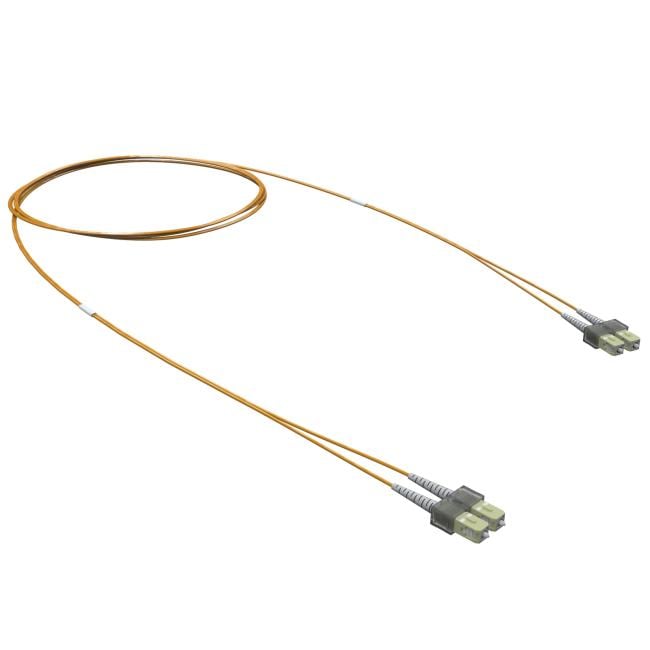 Патч-корд волоконно-оптический DKC RNPC50DCC1 Duplex SC/UPC-SC/UPC, 50/125 (OM2), 1  м, "RAM telecom"